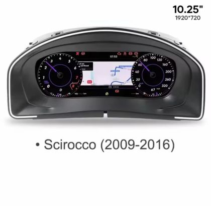 Ceasuri electronice digitale FULL HD VW Scirocco 2010-2016