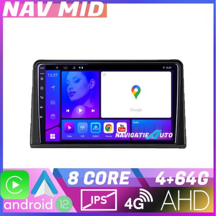 Navigatie Renault Express EDOTEC-LITE Android Ecran 720P Octa Core 4+32 Carplay