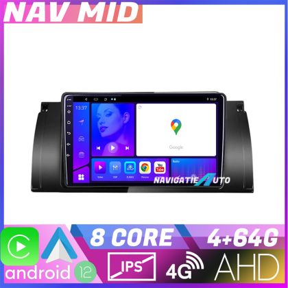 Navigatie BMW E39 si E53 KIT 082 EDOTEC-LITE Android Ecran 720P Octa Core 4+32 Carplay