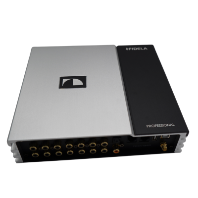 Amplificator cu DSP Nakamichi FDSK730A 920 watts max , 12 canale, 10 amplificate fibră optică, usb, coaxial, Hi-Res, BT,