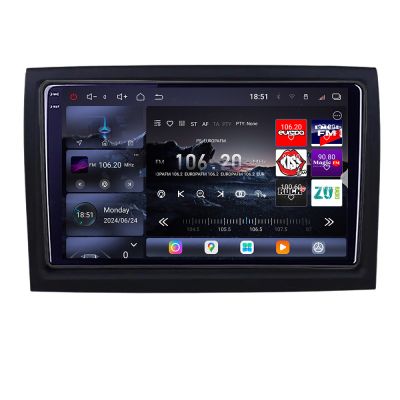 Navigatie Fiat ducato 2006- Edotec Kit-DUCATO 8 core QLED 2K 16+512GB 360 Android Waze USB Navigatie Internet Youtube Radio