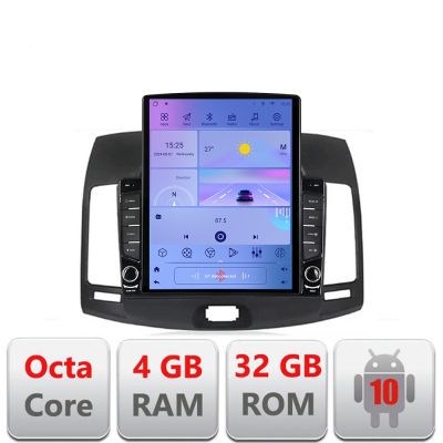 Navigatie Hyundai Elantra 2007-2011 G-2009 ecran tip TESLA 9.7" cu Android Radio Bluetooth Internet GPS WIFI 4+32GB DS