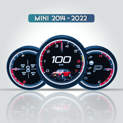 Ceasuri electronice digitale FULL HD MINI Cooper 2014-2023