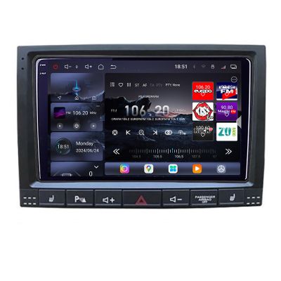 Navigatie VW Touareg 2004-2010 8 core QLED 2K 16+512GB 360 Android Waze USB Navigatie Internet Youtube Radio Edotec