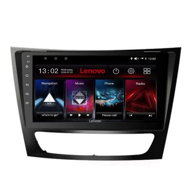 Navigatie Mercedes W211 W219 Lenovo Kit-090 8 core QLED 2K 8+256 360 Android Waze USB Navigatie Internet Youtube Radio