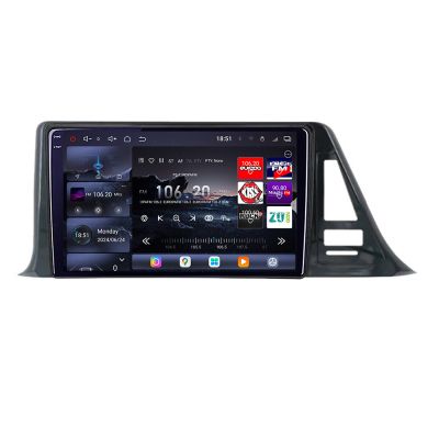 Navigatie Toyota CH-R low Edotec Kit-CH-R-A 8 core QLED 2K 16+512GB 360 Android Waze USB Navigatie Internet Youtube Radio