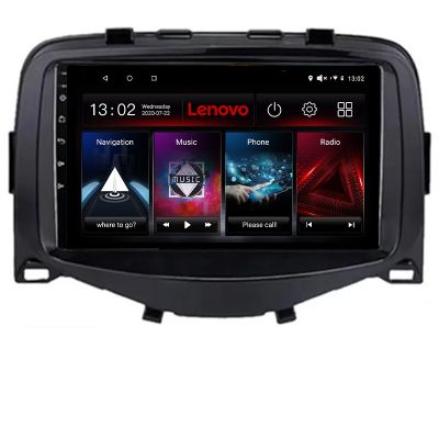 Navigatie Toyota Aygo Peugeot 108 Citroen C1 2016-2020 2din ecran de 7" Octa Core Android Radio Bluetooth Internet GPS WIFI 8+128GB EDT-E500