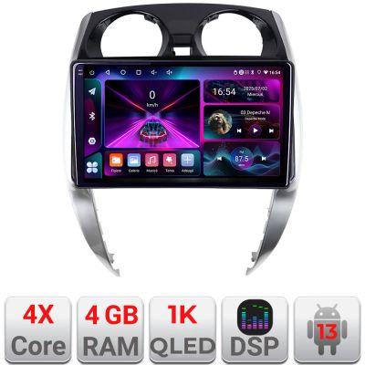 Navigatie Nisan Note 2012-2019 Android radio gps internet 4+64 InCell Display 1K KIT-note-2012+EDT-E210-RK