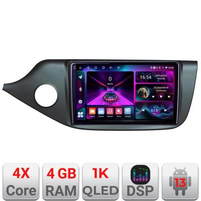 Navigatie Kia Ceed 2012-2018 A-KI39  4+64 InCell Display 1K Android Waze USB Navigatie Internet Youtube Radio