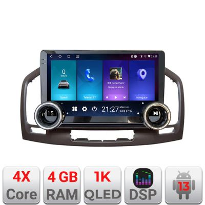 Navigatie Opel Insignia 2009-2013 Kit-114 Edotec  4+64 10.5 inch Incell 1K android Wifi 5Ghz gps internet a