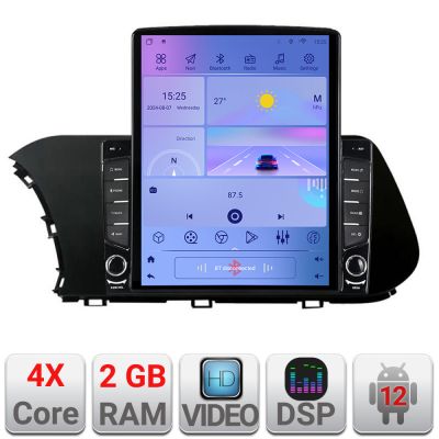 Navigatie Hyundai I20 2020- K-i20 ecran tip TESLA 9.7" cu Android Radio Bluetooth Internet GPS WIFI 2+32 DSP Quad Core