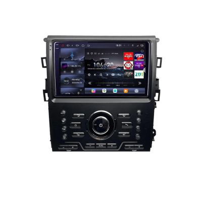 Navigatie Mondeo MK5 SYNC2 si SYNC 3 2015-2022 8 core QLED 2K 16+512GB 360 Android Waze USB Navigatie Internet Youtube Radio Edotec