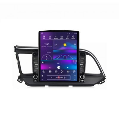 Navigatie Hyundai Elantra 2018- G-1581 ecran tip TESLA 9.7" cu Android Radio Bluetooth Internet GPS WIFI 4+32GB DSP 4G