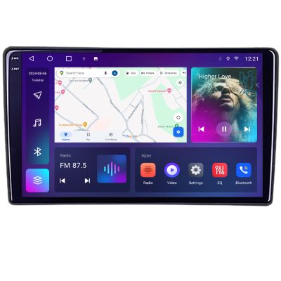 Navigatie dedicata Edonav Ford Fiesta 2020-  Android radio gps internet quad core 2+32 carplay android auto Kit-fiesta-2020+EDT-E309v3