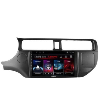 Navigatie Kia Rio 2011-2013 Lenovo Kit-204 8 core QLED 2K 8+256 360 Android Waze USB Navigatie Internet Youtube Radio