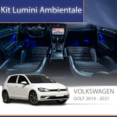 Lumini ambientale VW Golf 7 dedicat control din sistemul original sau telefon
