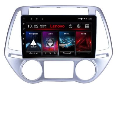 Navigatie Hyundai I20 2011-2014 manual si automat Android radio gps internet 8 core 6+128 Lenovo