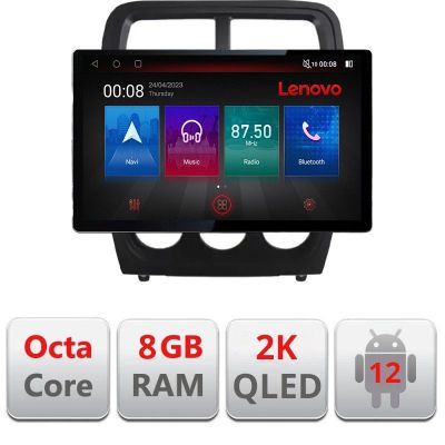 Navigatie Dodge Caliber 2010-2012 N-CALIBER ecran 13" 2K 8+128 Android Waze USB Navigatie 4G 360 Toslink Youtub