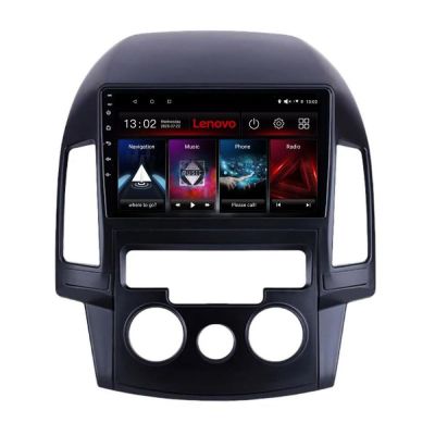 Navigatie Hyundai I30 2009-2012 clima manuala Lenovo Kit-I30AC 8 core QLED 2K 8+256 360 Android Waze USB Navigatie Internet Youtube Radio