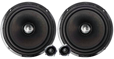 Kit de difuzoare pe 2 căi VW 6” (160 mm) cu filtre si cabluri plug & play 60W RMS/120W MAX 4Ohm Phoenix Gold ZDSW6CS v1