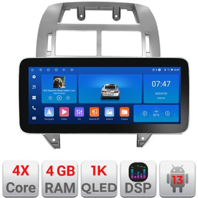 Navigatie VW Polo 2004-2011 Edotec 4+64 12.3 inch Incell 1K android Wifi 5Ghz gps internet  Kit-polo