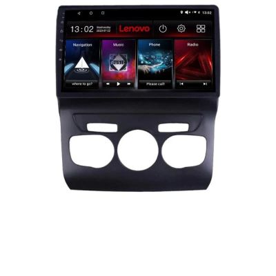 Navigatie Citroen C4 2011-2016 Quad Core Lenovo Kit-241 8 core 6+128 GB Android Waze USB Navigatie Internet Youtube Radio