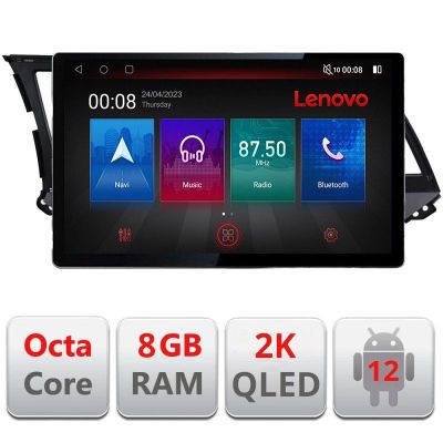 Navigatie Hyundai Elantra 2015-2018 N-581 ecran 13" 2K 8+128 Android Waze USB Navigatie 4G 360 Toslink Youtube