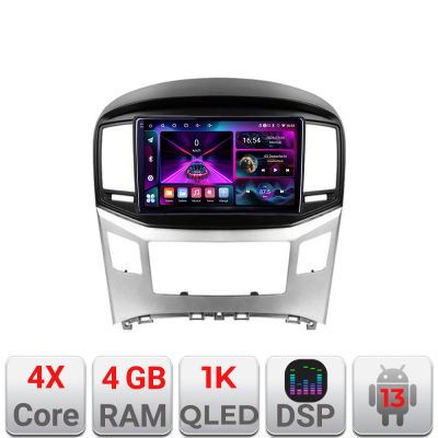 Navigatie Hyundai H1 Starex 2016- A-H1  4+64 InCell Display 1K Android Waze USB Navigatie Internet Youtube Radio