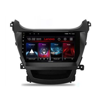 Navigatie Hyundai Elantra 2013-2015 Lenovo Kit-359 8 core QLED 2K 8+256 360 Android Waze USB Navigatie Internet Youtube Radio