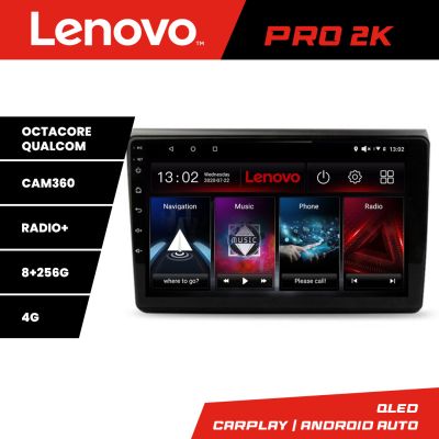 Navigatie Fiat BRAVO 2007-2014 Lenovo Kit-BRAVO 8 core QLED 2K 8+256 360 Android Waze USB Navigatie Internet Youtube Radio