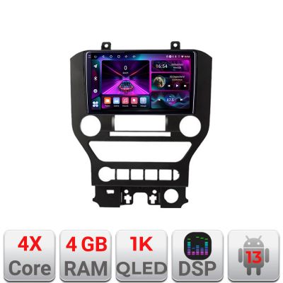 Navigatie Ford Mustang 2015-2020 A-MUSTANG-NAVI 4+64 InCell Display 1K Android Waze USB Navigatie Internet Youtube Radio