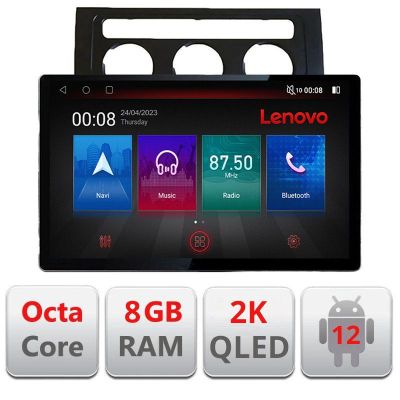 Navigatie VW Touran 2003-2009 clima automata N-touran2 ecran 13" 2K 8+128 Android Waze USB Navigatie 4G 360 Tos