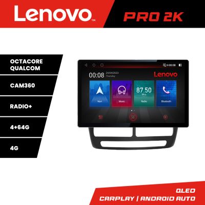 Navigatie Fiat Doblo 2010-2017 si Opel Combo 2010-2017  Lenovo PRO 4+64 2K 13 inch qled android 4G DSP gps internet  Kit-DOBLO10