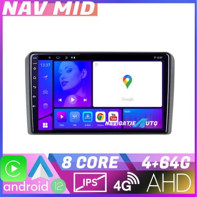 Navigatie Audi A3 8P Octa Core KIT 049 EDOTEC-LITE Android Ecran 720P Octa Core 4 64 Carplay