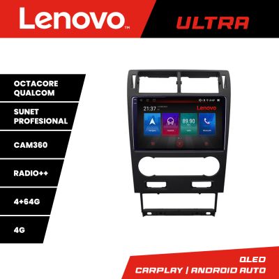 Navigatie Ford Mondeo 2004-2007 Qled 1K Octa Core 4+64 LTE 4G DSP Wifi 5Ghz HDMI android auto carplay radio gps internet kit-mondeo2004-v2+ULTRA-9-4+64