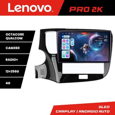 Navigatie Mitsubishi Oultander 2020- Lenovo Kit-1230-20 8 core QLED 2K 12+256 360 Android Waze USB Navigatie Internet Youtube Radio