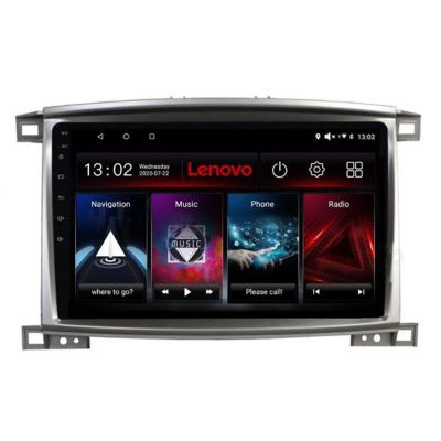 Navigatie Toyota Land Cruiser L100 2002-2008 Lenovo Kit-L100 8 core 6+128 GB Android Waze USB Navigatie Internet Youtube Radio v1