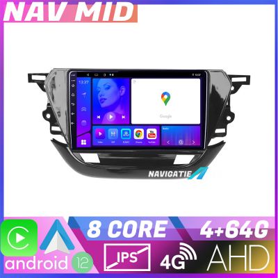 Navigatie Opel Corsa F 2019 EDOTEC-LITE Android Ecran 720P Octa Core 4 64 Carplay