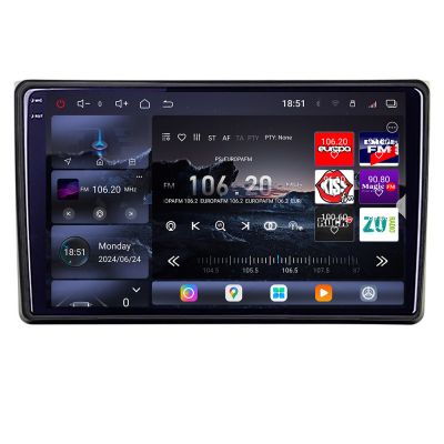 Navigatie Audi A4 B6, A4 B7 2001-2007  Edotec Kit-050 8 core QLED 2K 16+512GB 360 Android Waze USB Navigatie Internet Youtube Radio
