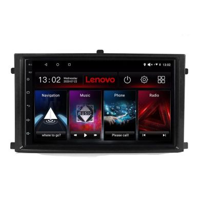 Navigatie Rexton 2019- Lenovo Kit-REXTON 8 core QLED 2K 4+64 360 Android Waze USB Navigatie Internet Youtube Radio