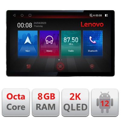 Navigatie Suzuki Swift 2010-2017 N-179 ecran 13" 2K 8+128 Android Waze USB Navigatie 4G 360 Toslink Youtube Rad