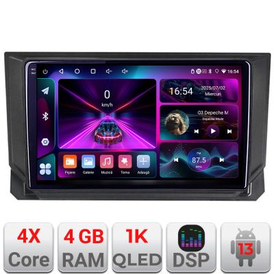 Navigatie Seat Ibiza 2017- A-IBZ  4+64 InCell Display 1K Android Waze USB Navigatie Internet Youtube Radio