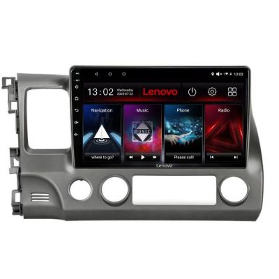 Navigatie Honda Civic Sedan Lenovo Kit-044 8 core 6+128 GB Android Waze USB Navigatie Internet Youtube Radio