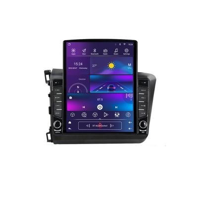 Navigatie Honda Civic Sedan G-132 ecran tip TESLA 9.7" cu Android Radio Bluetooth Internet GPS WIFI 4+32GB DSP 4G Octa
