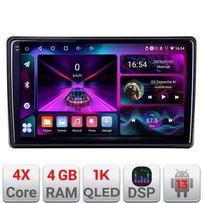 Navigatie Audi A4 B6 Quad Core A-050 4+64 InCell Display 1K Android Waze USBNavigatie Internet Youtube Radio V1