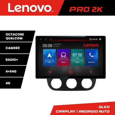 Navigatie VW Golf 5 2004-2010 clima automatica Lenovo PRO 4+64 13 inch 2K android 4G DSP gps internet  KIT-golf5-automatic