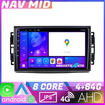 Navigatie Chrysler Jeep KIT 202 EDOTEC-LITE Android Ecran 720P Octa Core 4 64 Carplay