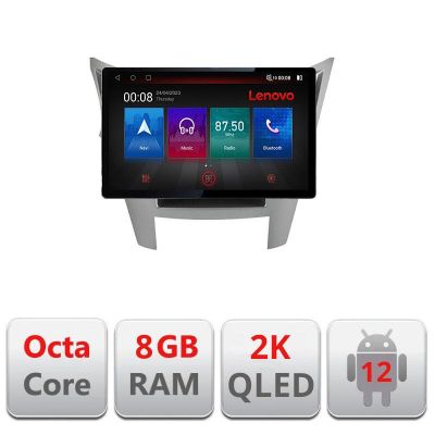 Navigatie Subru Legacy 2010-2015 N-458 ecran 13" 2K 8+128 Android Waze USB Navigatie 4G 360 Toslink Youtube Rad