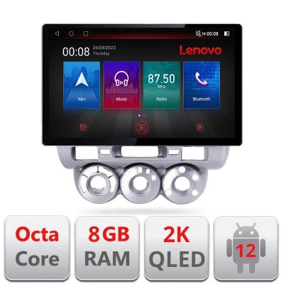 Navigatie Honda Fit Jazz 2004-2008, Ecran 2K QLED 13",Octacore,8Gb RAM,128Gb Hdd,4G,360,DSP,Carplay,Bluetooth EDT-E513-PRO