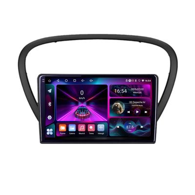 Navigatie Peugeot 607 Android radio gps internet 4+64 InCell Display 1K Kit-607+EDT-E209-RK